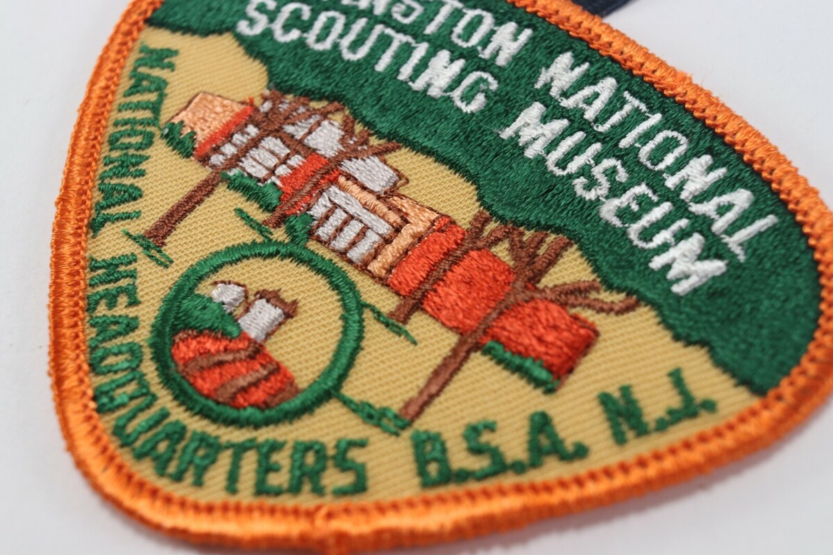 Vintage National Johnston Museum Headquarters Boy Scout of America BSA Patch Item image 2