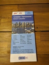 2005 AAA Greater Vancouver British Columbia Canada Map Brochure - £23.64 GBP