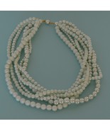 Jewelry-SKU#13/Necklace 6 Strand Faux Pearl Necklace - €27,56 EUR