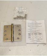 Baldwin Square Ball Bearing Mortise Hinge, Lifetime in Satin Nickel 1041... - €51,04 EUR