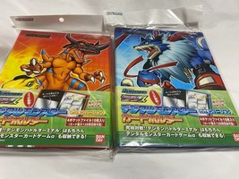 Bandai Digimon Card Game Agumon Gaomon Card File Holder Lot 2 Savers Car... - $1,162.17 MXN