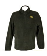 McDONALDS Restaurant Employee Uniform Fleece Jacket Black Size S Small NEW - $33.68