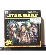 2005 NOS Star Wars CHEWBACCA &amp; WOOKIES 100pc MB Puzzle SEALED- 9107 - £7.71 GBP