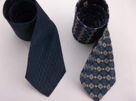 2 SILK TIES CRAZY HORSE A CLAIBORNE CO IMPORTED SILK AND JOHN AND MARO N... - $12.99