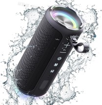 Portable Bluetooth Speakers, Multifunctional 20W Outdoor Waterproof, Black - $590.13 MXN