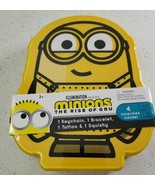 Minions The Rise Of Gru Surprise Box Keychain, Bracelet, Tattoo And Squi... - £7.28 GBP