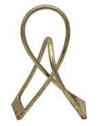 16inch Abstract Gold Metal Sculpture - £119.27 GBP