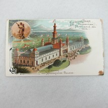 1905 Lewis &amp; Clark Expo Portland Worlds Fair Postcard Electricity Machinery - £7.95 GBP
