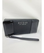 GUESS Heidi Multi Patent Large Zip Around Black Wallet 12 Card Slots - $845.22 MXN