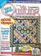 Quick &amp; Easy Quilting  February  2002 Magazine - £1.39 GBP