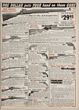 1962 Print Ad US Model 1917 30-06 Springfield Rifle &amp; M-1 Garand Klein&#39;s Chicago - £14.81 GBP