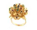 Women&#39;s Cluster ring 14kt Yellow Gold 282425 - £640.66 GBP