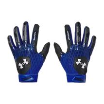 Under Armour UA Clean Up Baseball Batting Gloves Mens 2XL Blue Black Pair - $21.99
