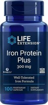 Life Extension Iron Protein Plus 300mg, 100 Capsules - £18.83 GBP