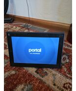 10” Meta Portal From Facebook 2nd Generation With Power Cord Tested Working - $548.16 MXN