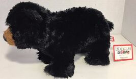 Douglas Cuddle Toys Charcoal the Black bear teddy plush black brown w/tag - $5.91