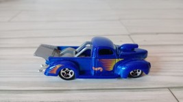 VTG Mattel Hot Wheels 1998 First Editions Blue 1940 Ford Truck Collector #654 - $1.97