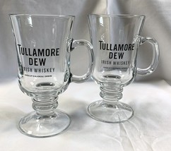 2 Tullamore Dew Irish Whiskey Glass Mugs 8 oz - £23.29 GBP