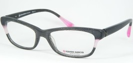 Xavier Garcia Barcelona Paula 04 Matte Black /CLEAR /PINK Eyeglasses 54-17-135mm - £92.57 GBP