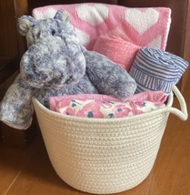 Harriet Hippo Baby Gift Basket - £54.98 GBP
