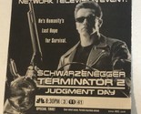 Terminator 2 Judgement Day Tv Guide Print Ad Arnold Schwarzenegger Tpa16 - $5.93