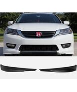 Fits 13-15 Honda Accord Sedan 4Dr HFP Style 2PCS Front Bumper Lip Splitt... - $38.90 CAD