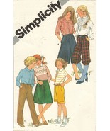 1981 Childs Knickers Bermudas Culottes Straight Leg Pants Skirt Sew Pattern S7 - $11.99