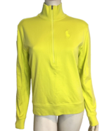 Ralph Lauren Golf Neon Yellow Long Sleeve Pullover Sweater, Women's Size L - $28.49