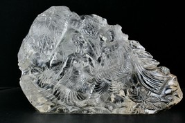 Divine Natural Rock Crystal Lord Radha Krishna 12785 Cts Gem Statue Home Decor - £2,539.93 GBP