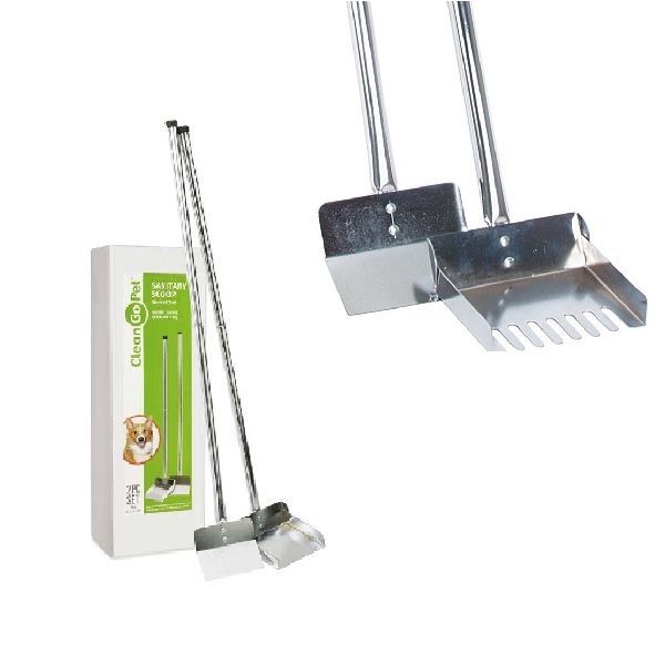 Sanitary Steel Strong Pooper Scoopers for Dogs & Pets Shovel or Rake Styles - £37.65 GBP