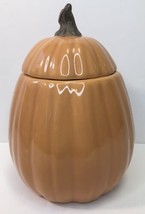 Hallmark Ceramic Pumpkin Lidded Fall Autumn Tabletop Home Decor 5.5&quot; - £15.67 GBP