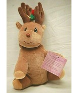 Tender Tails Plush Toy Christmas Reindeer Brown Tan Feet Precious Moment... - £13.23 GBP