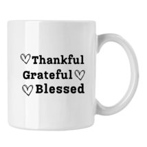 Thank You Gift Cup, Grateful Thankful Blessed Coffee Mug - £13.42 GBP