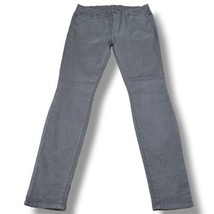 7 For All Mankind The Skinny Jeans Size 32 32&quot;x30&quot; Stretch Gray Sparkle ... - £30.35 GBP