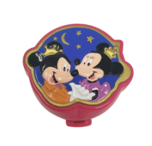 Vintage 1995 Bluebird Polly Pocket Disney Mickey + Minnie Mouse Playcase Compact - £36.78 GBP