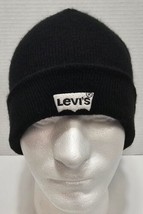 Pre Owned Levi&#39;s Black Beanie Toboggan Black - $14.52