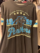 NEW CAROLINA PANTHER Long sleeve Shirt Distressed PAY Dirt  NFL Licensed... - $29.99