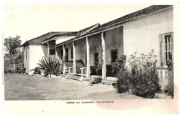 Home of Ramona California Missions B &amp; W Postcard - $9.85