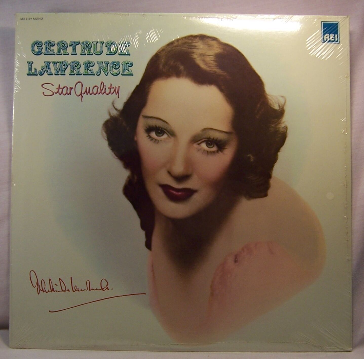 Primary image for GERTRUDE LAWRENCE STAR QUALITY Mint/Sealed Musical Cast Compilation LP