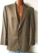 Lauren Ralph Lauren Blazer Mens Size 43R Olive Khaki Green Wool Silk Suit Jacket - £19.38 GBP