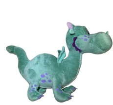 Disney Store “Sofia” Plush 18” Crackle Winged Green Purple Spots Dragon ... - $16.79