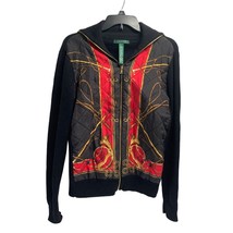 Lauren Ralph Lauren Womens Size Large L Full Zip Sweater Jacket Chain Ro... - £31.14 GBP