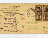 1931 First Flight Cover AM 33 Birmingham AL Southern Transcontinental Ai... - £9.49 GBP
