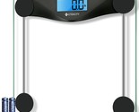 Etekcity Digital Body Weight Bathroom Scale, 400 Pounds, Black, Large Bl... - £31.35 GBP