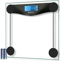 Etekcity Digital Body Weight Bathroom Scale, 400 Pounds, Black, Large Blue Lcd - £31.43 GBP