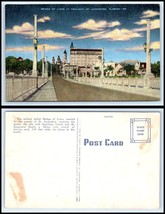FLORIDA Postcard - St. Augustine, Bridge Of Lions At Twilight P4 - £3.09 GBP