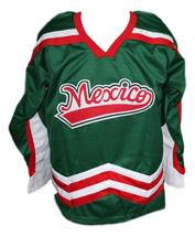 Any Name Number Mexico Retro Hockey Jersey New Green Any Size image 4