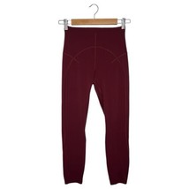 Lululemon Leggings Womens 6 Red Unlimit High Rise Tight Pants Merlot Yog... - £21.58 GBP