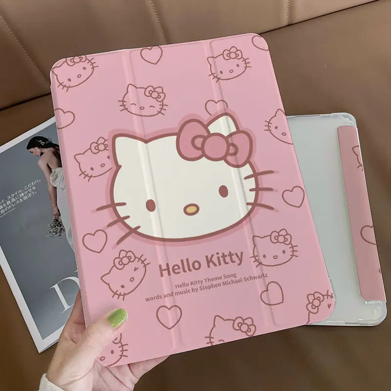 Hello Kitty Ipad Case Drop-Proof Waterproof for Ipad Air 4 Case 2020 Ipad 10.2 - £17.82 GBP