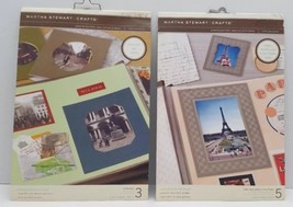 2 Martha Stewart Photo Mat Picture Frame Boards Scrapbooking Crafts Lot NEW - $14.50